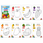 Coloring Fun Book Fruits - Image 2
