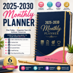 2025-2030 Monthly Planner
